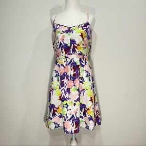 J Crew Factory Floral Print Dress Size 12